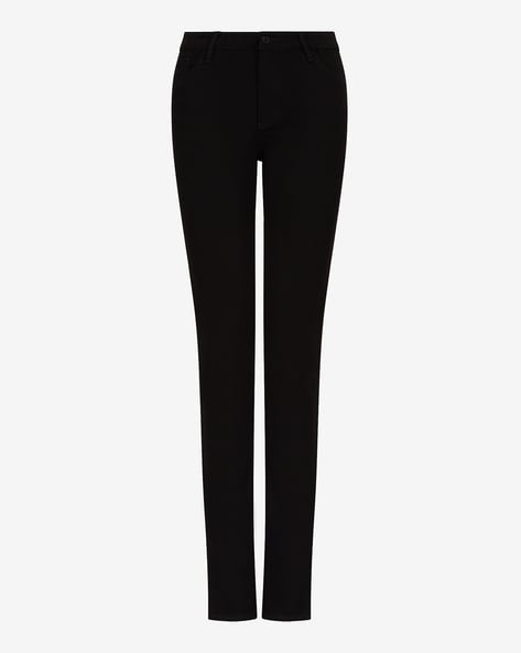 Womens black armani clearance jeans