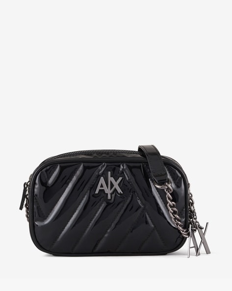 Emporio Armani | Shoulder Bag All Over Jacquard Eagle Black | Mens