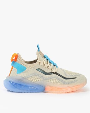 revs textured lace up sneakers