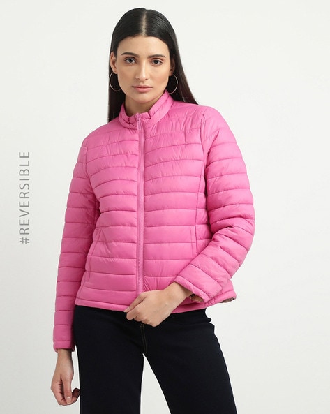 Puffer jacket with high neck - White | Benetton | Light jackets women,  Jackets, Winter puffer jackets