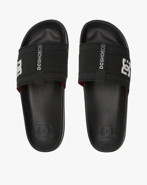 Amazon.com | DC Shoes Men's Flip Flop Sandal, Black White, 14 | Athletic