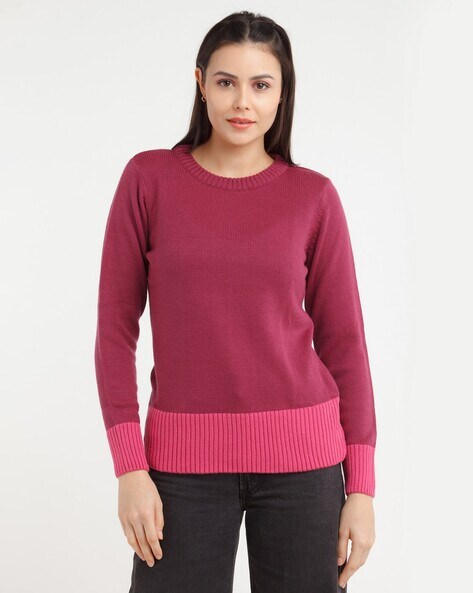 Buy Maroon Sweaters Cardigans for Women by Zink London Online Ajio