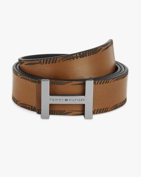 TOMMY HILFIGER Reversible Belt with Metal Logo Buckle