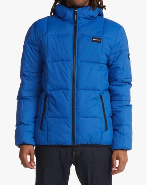 Squarepuffer Zip-Front Hoodie