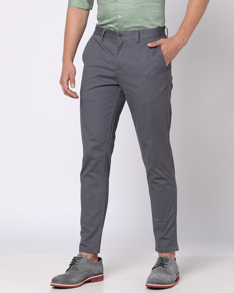 Buy John Players Men Brown Slim Fit Joggers - Trousers for Men 1767129 |  Myntra