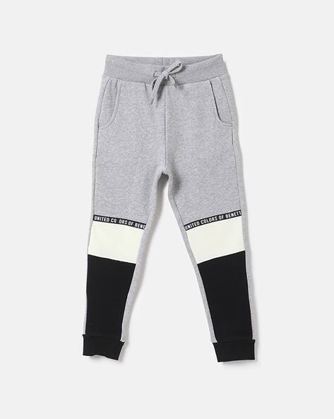 UNITED COLORS OF BENETTON Boys Colourblock Joggers with Insert Pockets