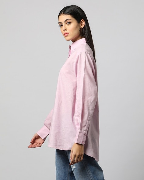 Buy Pink Shirts for Women by Outryt Online