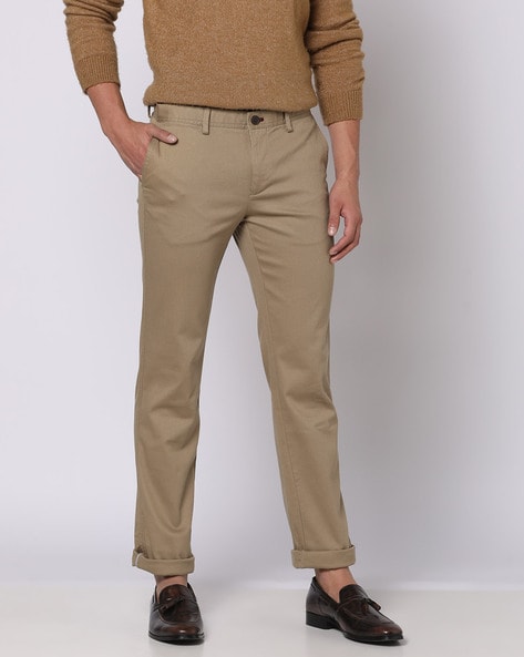Buy CHASING DREAMS KHAKI TROUSERS for Women Online in India