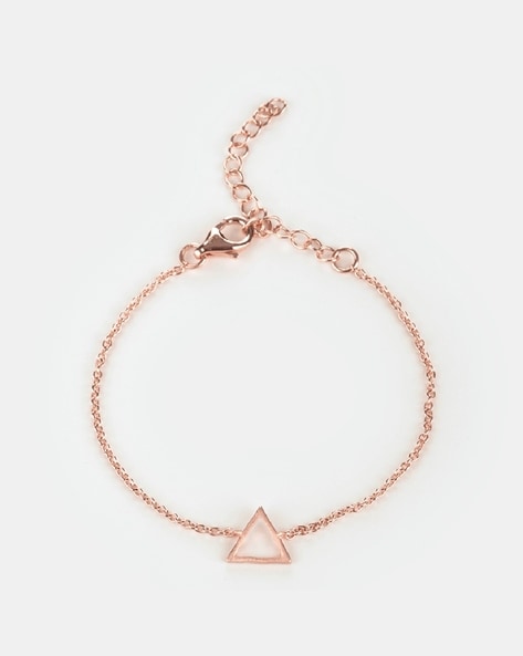 Thin Triangle Bangle Bracelet Set - Bracelets