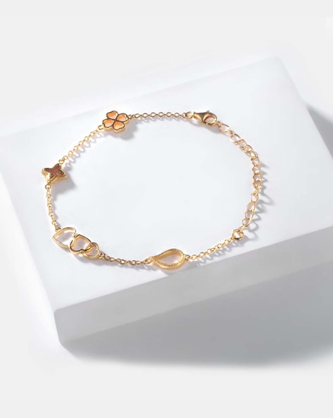 Gold Bracelets - Buy Gold Bracelet Designs for Women Online in India – The  Jewelbox