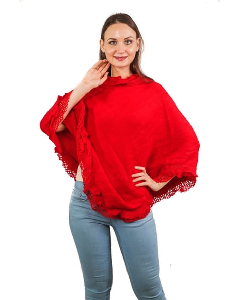 High-Neck Poncho Price in India