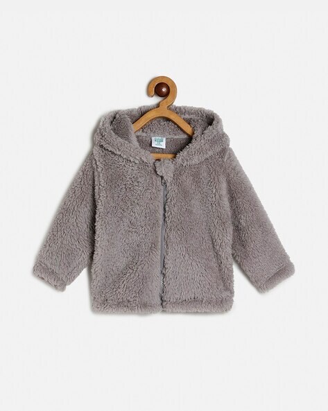 Faux fur hot sale trim hoodie