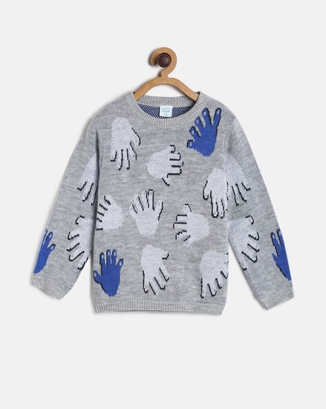 Graphic knit outlet sweaters