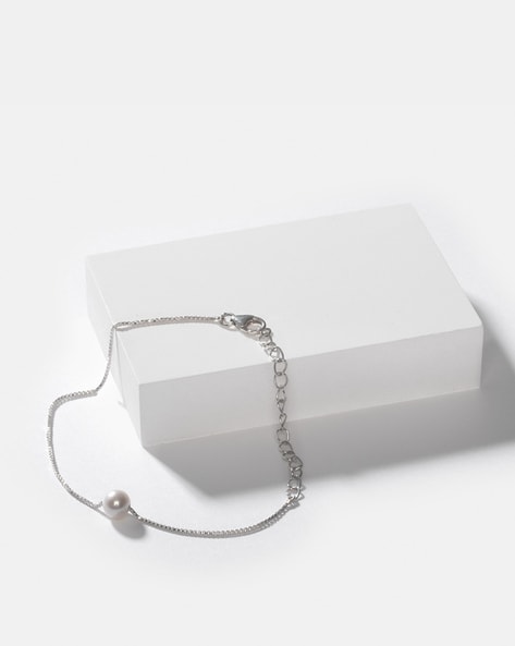 Shop Silver Bracelets for Women Online| 925 Designer Silver Bracelets Gehna