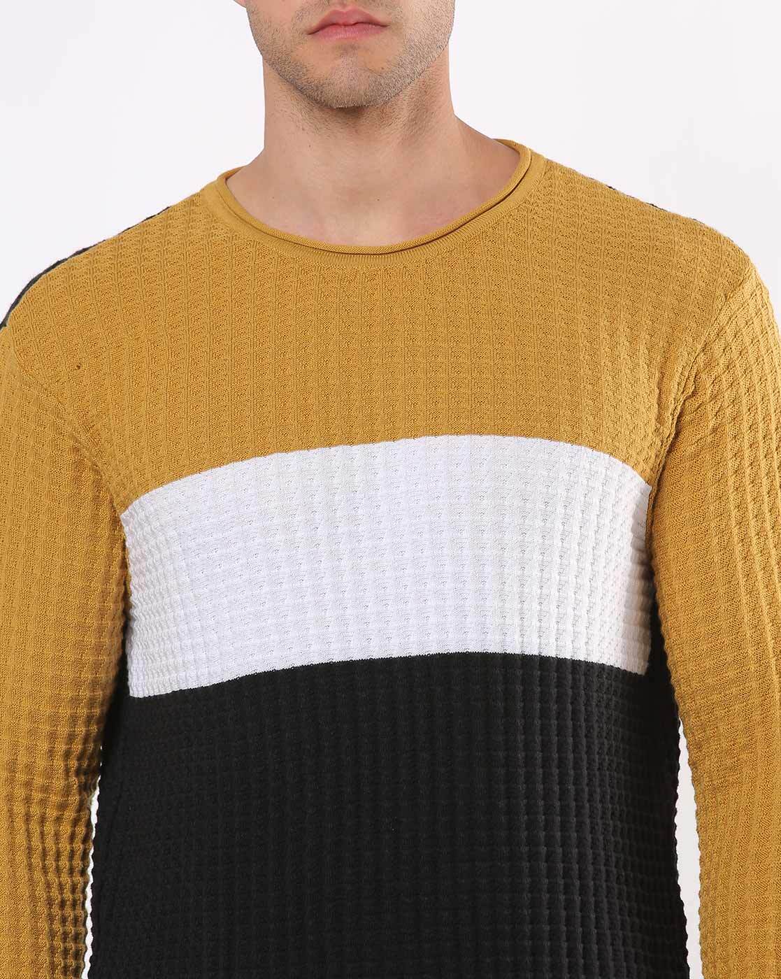 Buy Mustard Yellow Sweaters & Cardigans for Men by ALTHEORY Online