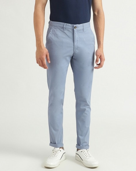 Buy Blue Trousers & Pants for Men by UNITED COLORS OF BENETTON Online |  