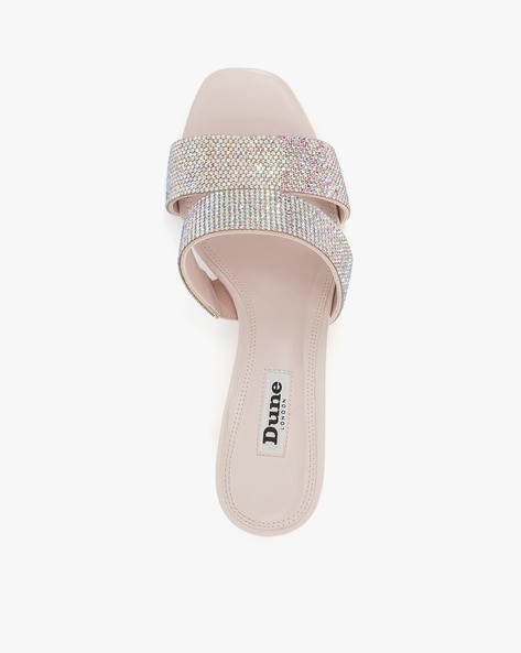 Manifest Diamante Strap Heeled Sandals