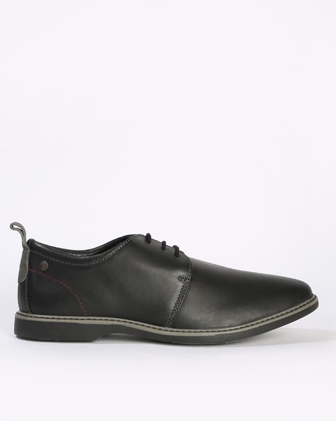 Derby Shoes with Pull-Up Tabs