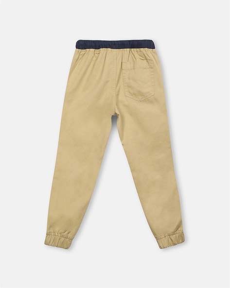 Boys khaki online joggers