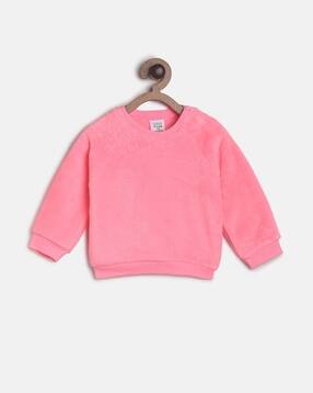 mini klub Round-Neck Sweatshirt with Ribbed Hem-picture-13