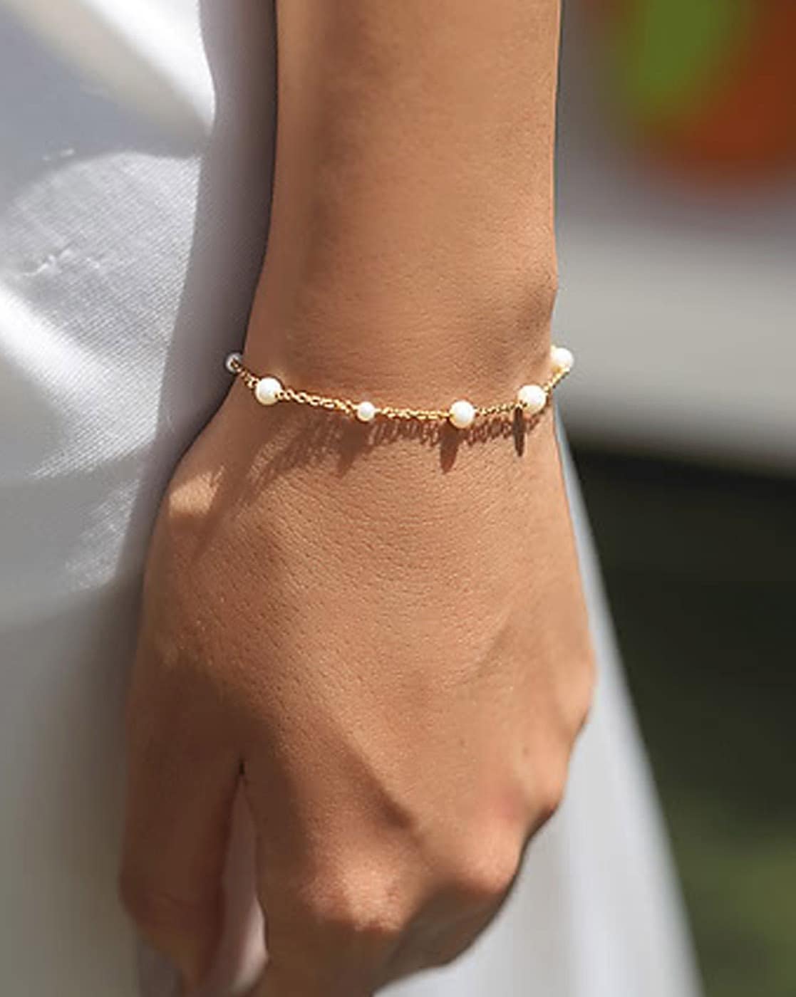 Buy Shaya by CaratLane Right As Rain Bracelet in Gold Plated 925 Silver  Online