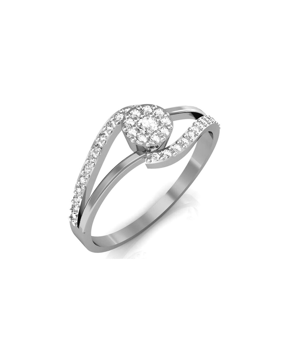 Buy White Gold Rings for Women by KuberBox Online | Ajio.com