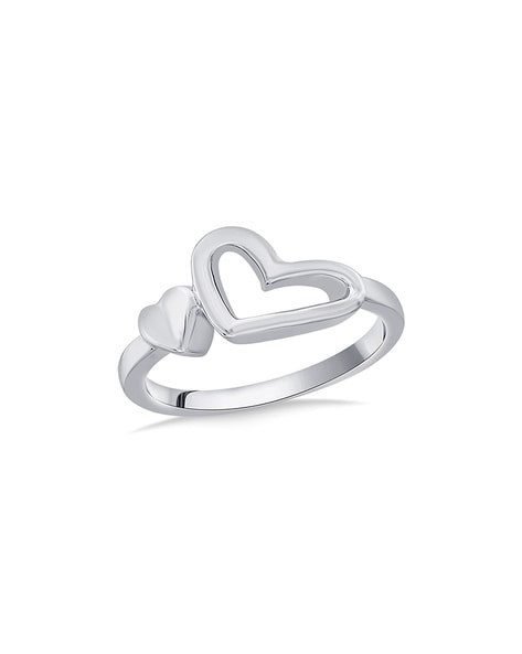 Elevated Red Heart Ring | Sterling silver | Pandora US