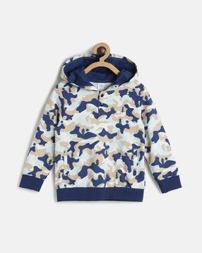 mini klub Printed Hoodie with Insert Pocket-picture-35