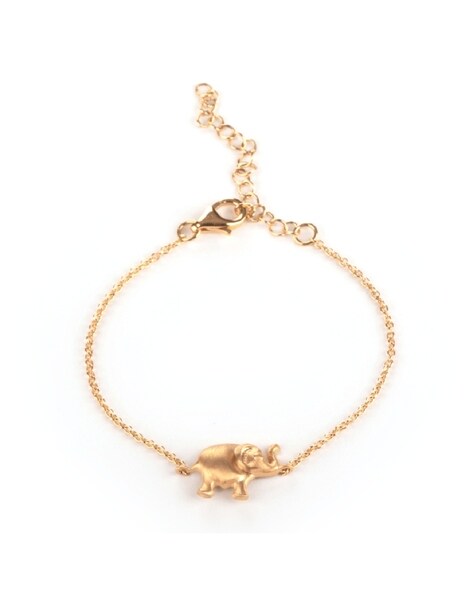 Elephant pull store chain bracelet