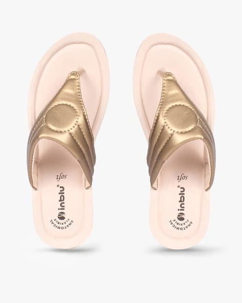 Buy Nude Flip Flop Slippers for Women by LABELLA Online