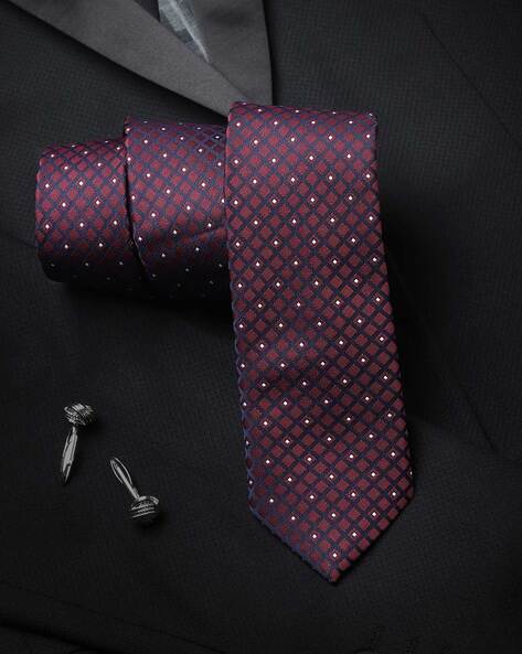 Louis Philippe Accessories, Louis Philippe Purple Tie for Men at