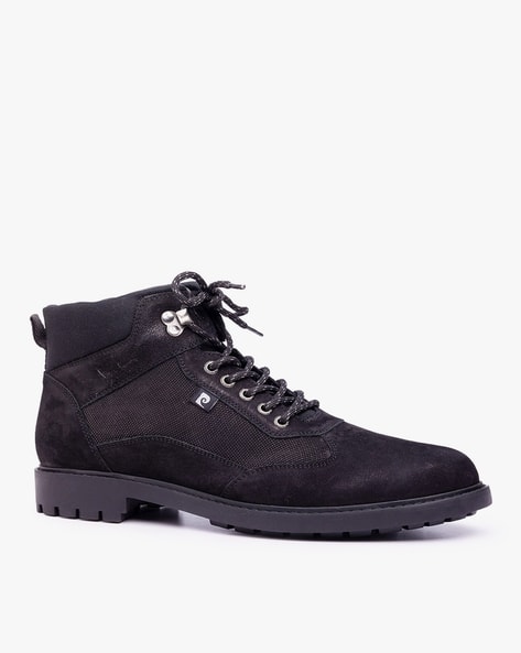 Boots Pierre Cardin Mens Sneakers Ankle-Length Lace-Up Boots