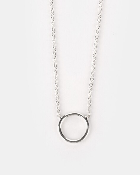 Mobius Ring Necklace Boys Tide Brand match New Female Silver - Temu