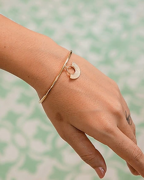 Buy Gold-Toned & Silver Bracelets & Bangles for Women by Sohi Online |  Ajio.com