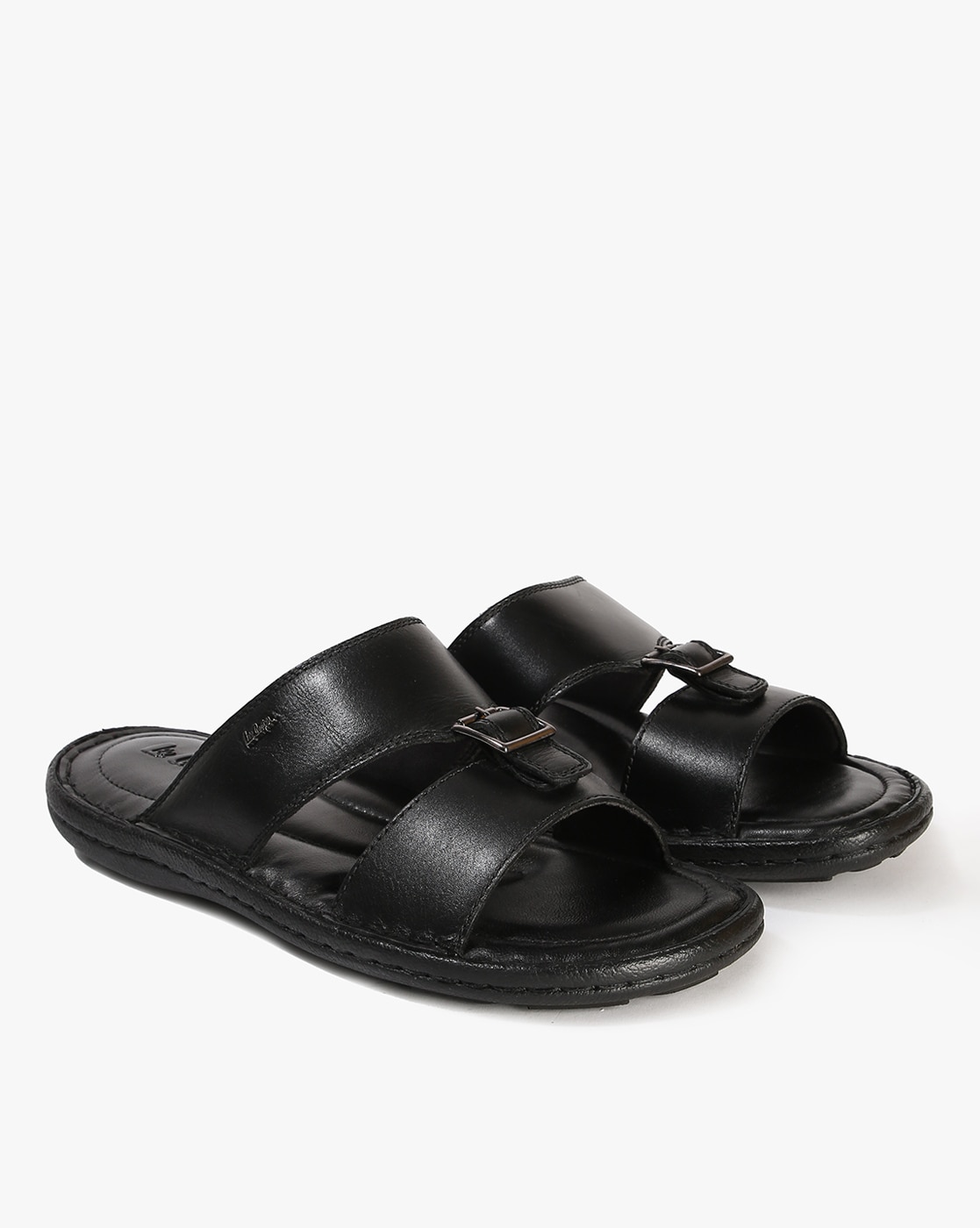 Buy LEE COOPER Black Mens Velcro Closure Sandals | Shoppers Stop