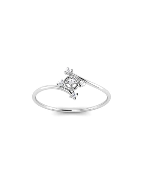 Diamond Ring (0.11 Ct) in 18 Kt Gold (1.980 gram) for Women | Mohan  Jewellery