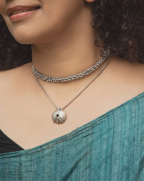 Top 166+ shaya silver necklace super hot