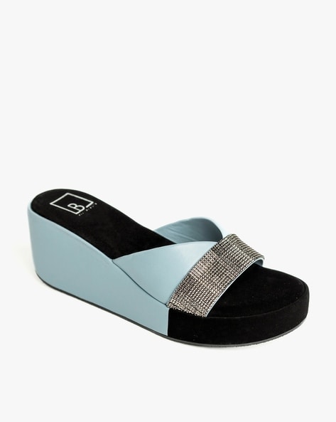 Blue on blue sandal hot sale