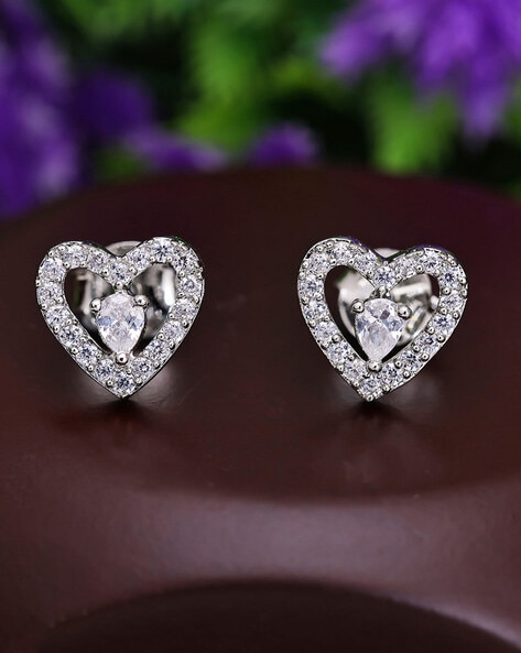 Buy Silver Earrings for Women by Pissara By Sukkhi Online
