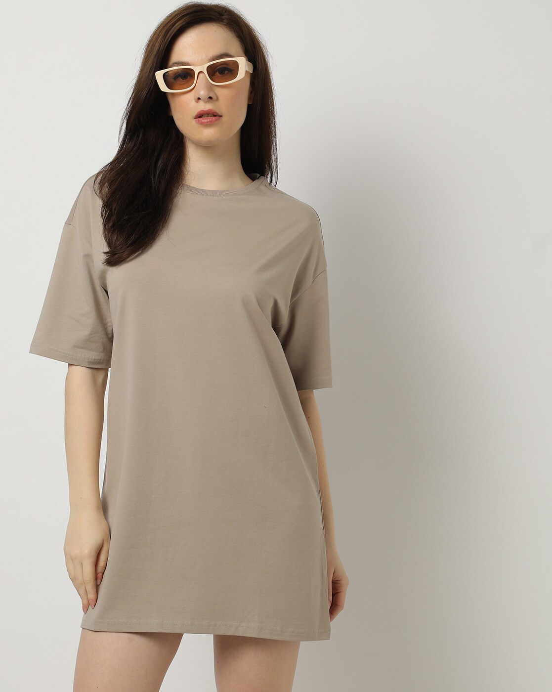 Tan t shop shirt dress