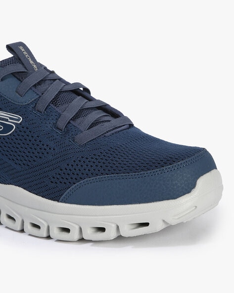 Skechers lace up clearance azul