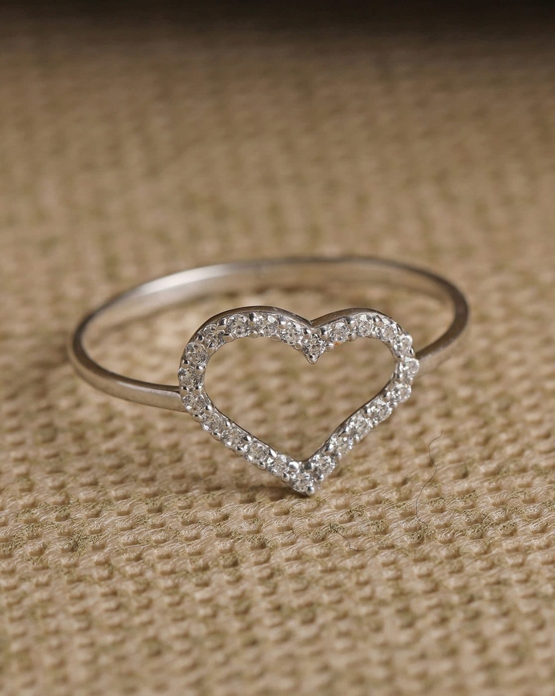 Heart Shape Ring with Real Diamond for Women – Radiant Bay