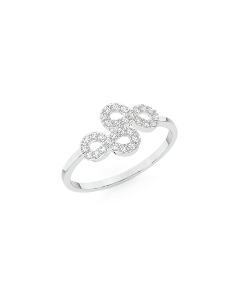 Round Brilliant Cut Diamond Infinity Engagement Ring | Waldemar Jewellers