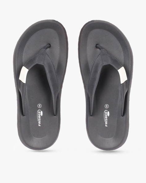 Buy Grey Flip Flop Slippers for Men by FRISBEE Online Ajio