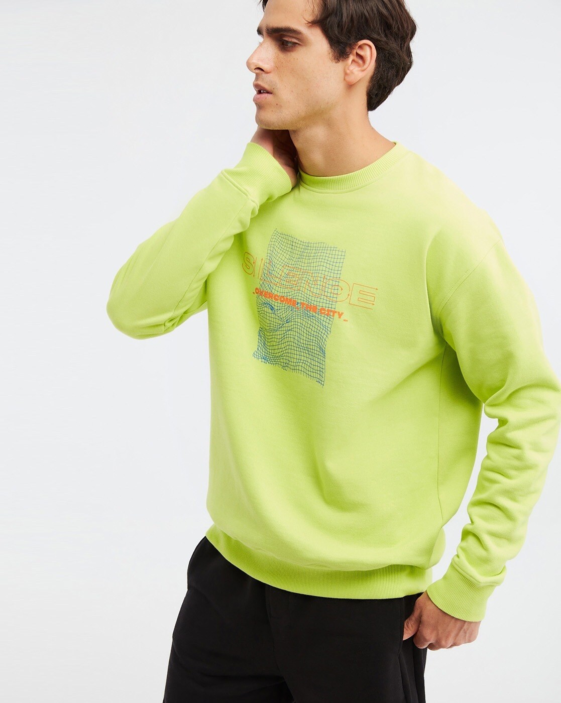 neon sweatshirt men