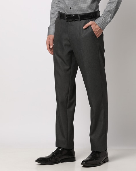 Buy Black Trousers & Pants for Men by SNITCH Online | Ajio.com