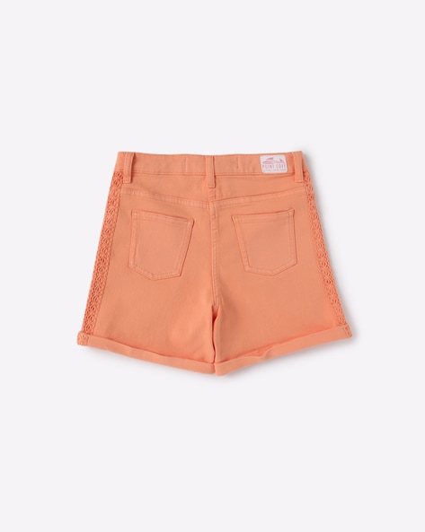 Lace Shorts - PEACH