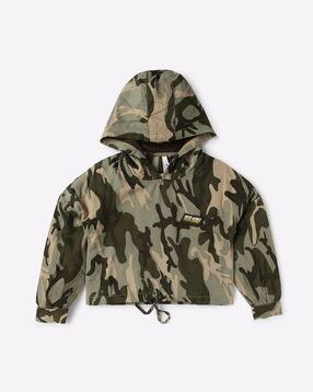 pepe jeans Elsia Camouflage Print Hooded Top-picture-47