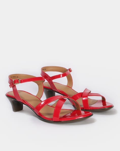 Buy Red Heeled Sandals for Women by Carlton London Online