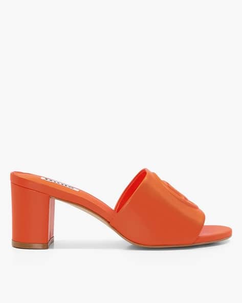 Ajio High Heel Mules Block Heel Julianna Block Heeled Sandals